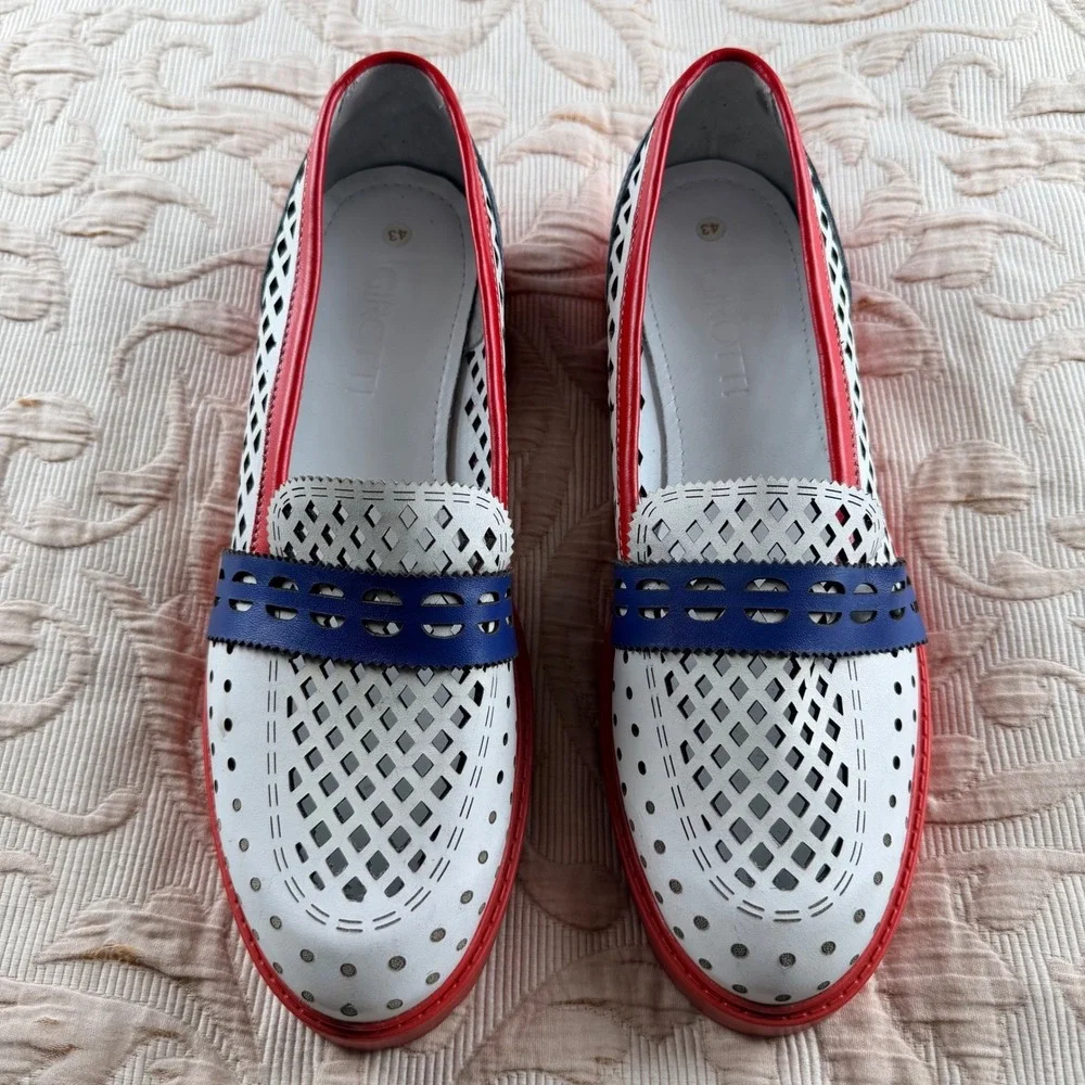 Girotti leather loafers